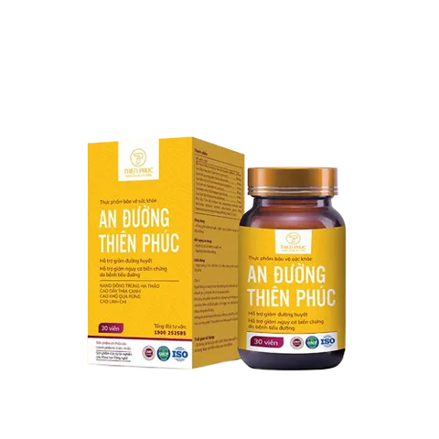 Viên Uống An Đường Thiên Phúc 30 Viên - Hỗ Trợ Giảm Đường Huyết Từ Đông Trùng Hạ Thảo - An Toàn Cho Người Tiểu Đường