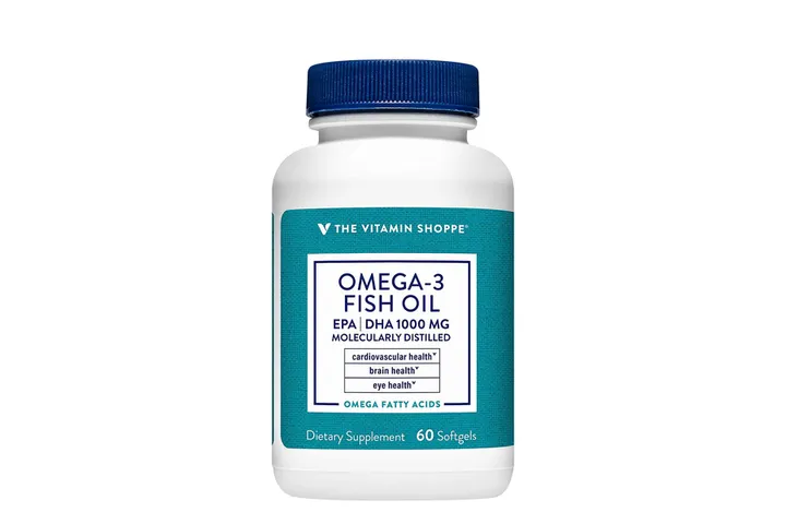 Viên uống dầu cá Omega 3 Fish Oil The Vitamin Shoppe - Bổ sung Omega-3, hỗ trợ tim mạch và mắt, 60/120 viên