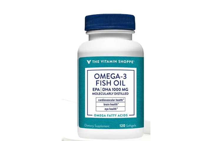 Viên uống dầu cá Omega 3 Fish Oil The Vitamin Shoppe - Bổ sung Omega-3, hỗ trợ tim mạch và mắt, 60/120 viên