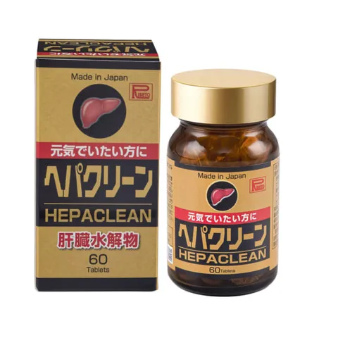 Viên Uống Hỗ Trợ Bổ Gan Ribeto Hepaclean - Tăng Cường Bảo Vệ Chức Năng Gan Từ Nhật Bản, Hộp 60 Viên
