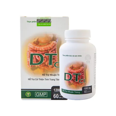 Viên Uống Hỗ Trợ Nhuận Tràng DTCL Việt Medical - Giải Pháp Thanh Lọc, Thải Độc Cho Hệ Tiêu Hóa, Hỗ Trợ Ngăn Táo Bón (60 Viên)