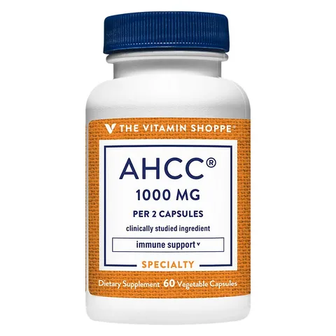 Viên uống tăng cường sức đề kháng The Vitamin Shoppe AHCC 1000mg - Hỗ trợ tế bào miễn dịch, bảo vệ sức khỏe hiệu quả