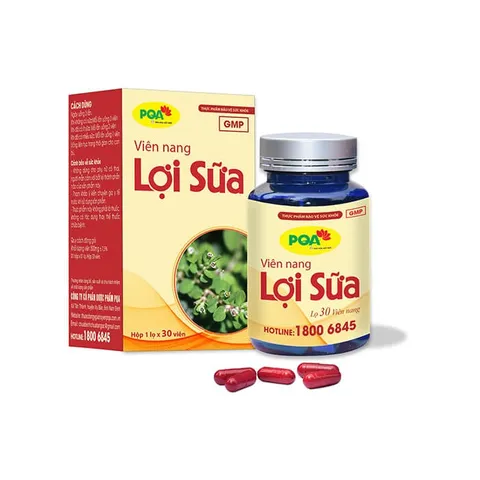 Viên Uống Lợi Sữa PQA - Hỗ Trợ Tăng Tiết Sữa Mẹ
