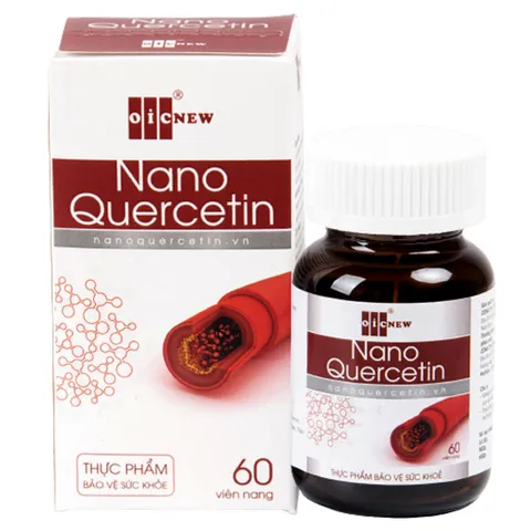 Viên uống OIC New Nano Quercetin - Hỗ trợ sức khỏe tim mạch, cải thiện sức bền, 60 viên nang mềm tự nhiên