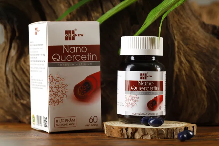 Viên uống OIC New Nano Quercetin - Hỗ trợ sức khỏe tim mạch, cải thiện sức bền, 60 viên nang mềm tự nhiên