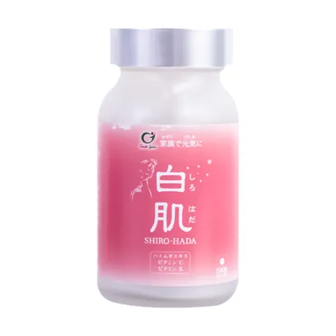 Viên Uống Trắng Da Shirohada Genki Fami - Chiết Xuất Tự Nhiên Nhật Bản, Dưỡng Trắng Da Mịn Màng, 90 Viên