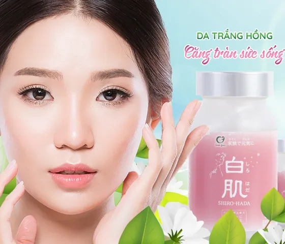 Viên Uống Trắng Da Shirohada Genki Fami - Chiết Xuất Tự Nhiên Nhật Bản, Dưỡng Trắng Da Mịn Màng, 90 Viên