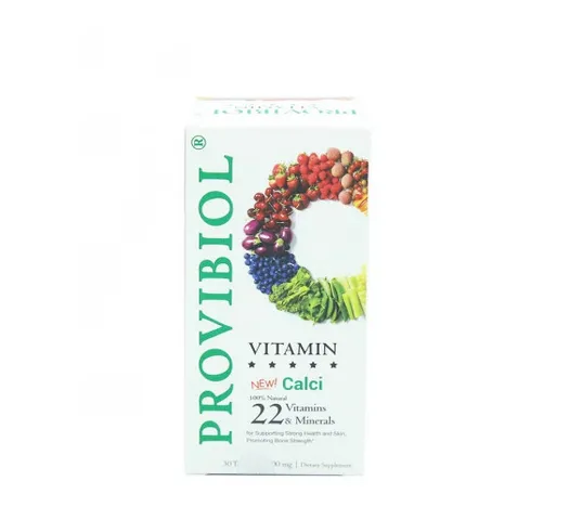 Viên uống vitamin tổng hợp Provibiol của Mỹ - Bổ sung 22 Vitamin và Khoáng chất, Tăng cường sức đề kháng, Giúp xương chắc khỏe