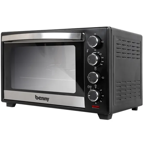 Lò Nướng Benny BO-30TL 30 Lít 1600W - Thiết Kế Hiện Đại, Nướng Kép Thông Minh, Dễ Dàng Sử Dụng, Máy Nướng Đồ Ăn Chất Lượng Cao