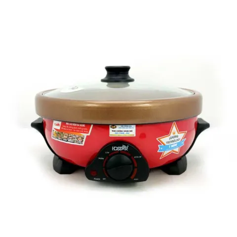Nồi Lẩu Điện Đa Năng HQ-150L Thay Thế Bếp Gas - 5.5L Chế Độ Nấu Lẩu, Xào, Rán, Hầm - Tiết Kiệm Năng Lượng, Dễ Dàng Sử Dụng