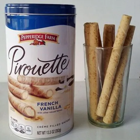 Bánh ốc quế Pepperidge Farm Wafers hộp thiếc 382g - Bánh giòn thơm ngon, món ăn vặt hoàn hảo, quà tặng dịp lễ Tết