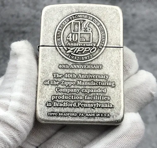Bật Lửa Zippo 1941 Replica - Kỷ Niệm 40 Năm Ngày Lịch Sử, Chất Liệu Đồng Thau Chắc Chắn, Quà Tặng Sang Trọng Cho Người Hâm Mộ