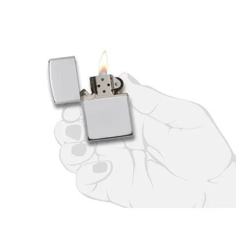 Bật Lửa Zippo 26 Armor Vỏ Bạc Nguyên Khối Mài Bóng - Sang Trọng, Tinh Tế, Lửa Tái Sử Dụng Chính Hãng