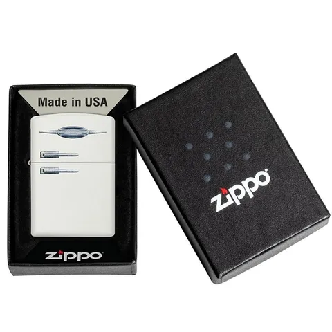 Bật Lửa Zippo 49636 Retro Fridge Design - Bật Lửa Vỏ Đồng Thau 3D Họa Tiết Tủ Lạnh Cổ Điển, Quà Tặng Độc Đáo Cho Fan Zippo