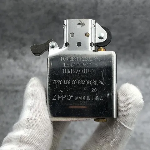 Bật lửa Zippo Antique Noborigoi ZA-4-6A - Bật Lửa Chống Gió Sang Trọng Với Họa Tiết Khắc Hình Cá Cao Cấp, Thích Hợp Làm Quà Tặng