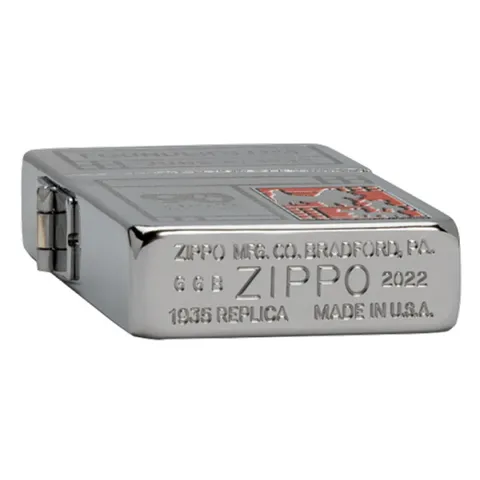 Bật Lửa Zippo Founder’s Day 2022 Limited 48167 - Bằng Đồng Thau Nguyên Khối, Khắc MultiCut 360 Độ, Quà Tặng Người Sưu Tầm