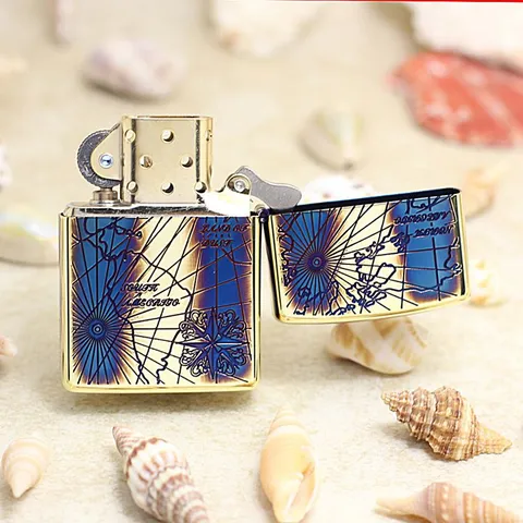 Bật Lửa Zippo Map Us Limited ZBT-3-101A - Bản Đồ Mỹ, Thiết Kế Nhỏ Gọn, Chất Liệu Đồng Thau Cao Cấp, Quà Tặng Độc Đáo Cho Nam