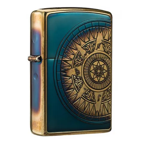 Bật Lửa Zippo Map Us Limited ZBT-3-101A - Bản Đồ Mỹ, Thiết Kế Nhỏ Gọn, Chất Liệu Đồng Thau Cao Cấp, Quà Tặng Độc Đáo Cho Nam