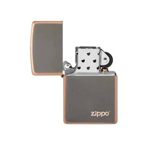 Bật Lửa Zippo Rustic Bronze Với Logo 49839ZL - Thiết Kế Độc Đáo, Sang Trọng, Tái Sử Dụng Trọn Đời, Quà Tặng Đặc Biệt