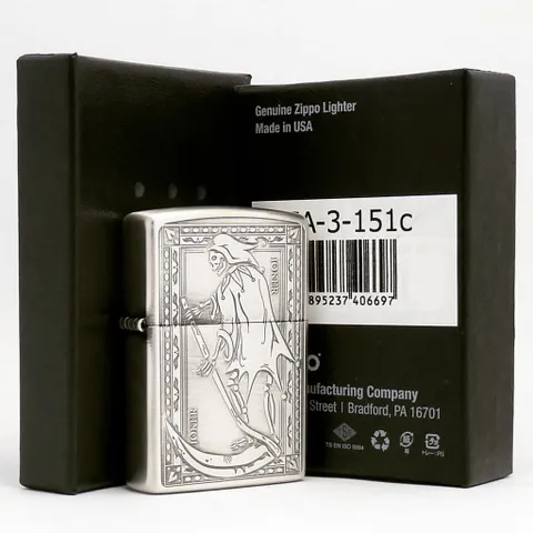 Bật Lửa Zippo Trump Card Joker ZA-3-151C - Vỏ Đồng Thau Sang Trọng, Họa Tiết Quân Bài Joker Khắc Laser, Quà Tặng Đặc Biệt