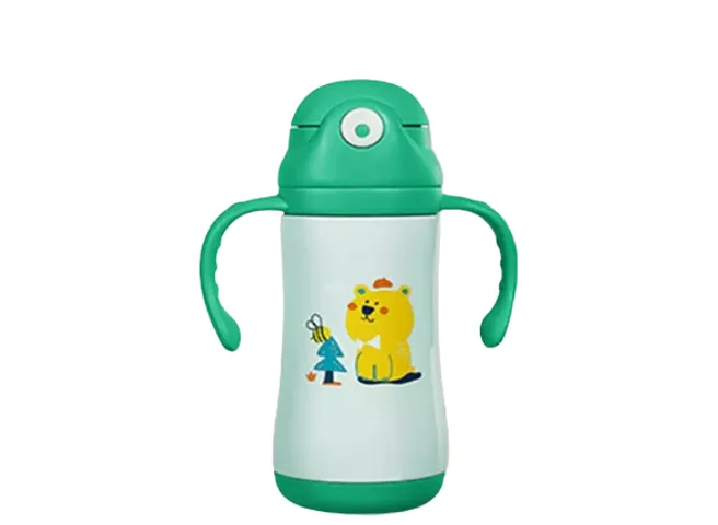 Bình Nước Giữ Nhiệt AAG 386 Cao Cấp - Thiết Kế Thông Minh, Ống Hút PP, Dung Tích 260ml, An Toàn Cho Bé, Giữ Nóng Lạnh Tốt