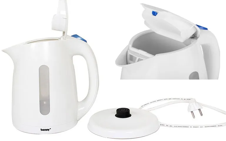 Bình Siêu Tốc Benny BJ-18 1.8L - Đun Nước Nhanh 2000W, Thiết Kế Tiện Lợi Cho Gia Đình, Chất Liệu Nhựa Chịu Nhiệt Cao Cấp