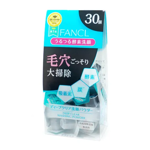 Bột Rửa Mặt Sạch Sâu Than Hoạt Tính & Đất Sét Fancl Nhật Bản - Giúp Làm Sạch Da, Ngừa Mụn Tối Ưu, Duy Trì Độ Ẩm Mịn Màng