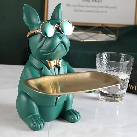 Khay Đựng Bánh Kẹo Chú Chó Decor Độc Đáo - Điểm Nhấn Sang Trọng Cho Bàn Tiệc - Quà Tặng Ý Nghĩa Cho Người Thân