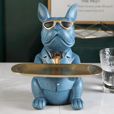 Khay Đựng Bánh Kẹo Chú Chó Decor Độc Đáo - Điểm Nhấn Sang Trọng Cho Bàn Tiệc - Quà Tặng Ý Nghĩa Cho Người Thân