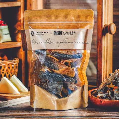 Combo 3 Gói Da Cá Basa Vị Phô Mai Ăn Liền Yumsea L'angfarm - Snack Thơm Ngon, Dễ Ăn Cho Giới Trẻ, Đặc Sản Việt Nam