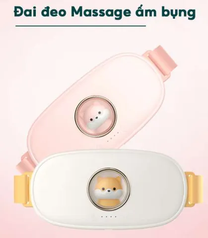 Đai Đeo Massage Jiashi DSB01 - Thiết Bị Thư Giãn Đa Năng, 5 Chế Độ Massage, Sưởi Ấm, Giảm Đau Bụng Kinh, Dễ Dàng Sử Dụng