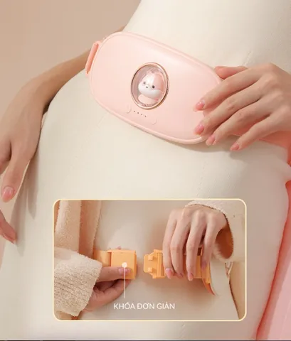 Đai Đeo Massage Jiashi DSB01 - Thiết Bị Thư Giãn Đa Năng, 5 Chế Độ Massage, Sưởi Ấm, Giảm Đau Bụng Kinh, Dễ Dàng Sử Dụng