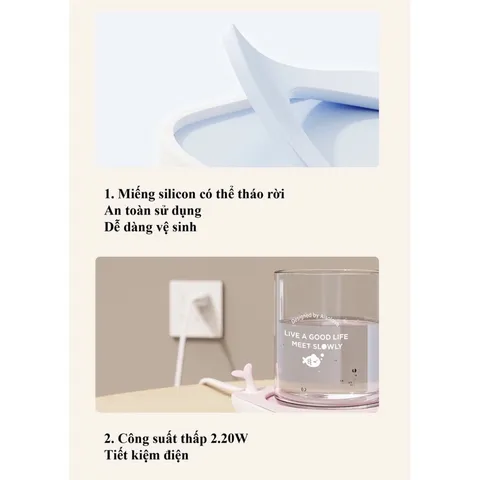 Đế Hâm Nóng Đồ Uống Solove 003G - Công Nghệ Dẫn Nhiệt PTC, Nhanh Chóng, Tiết Kiệm Điện, Dễ Dàng Vệ Sinh, Món Quà Thông Minh Cho Gia Đình