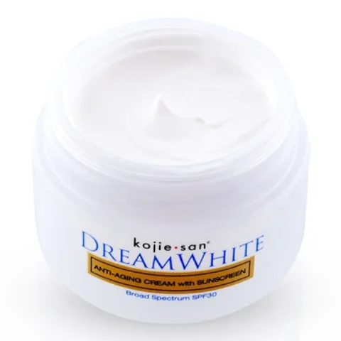 Kem Dưỡng Da Kojie San Dream White - Kem Trẻ Hóa Da Chống Nắng SPF30, Dưỡng Ẩm và Làm Trắng Da Cho Phụ Nữ Trên 30 Tuổi