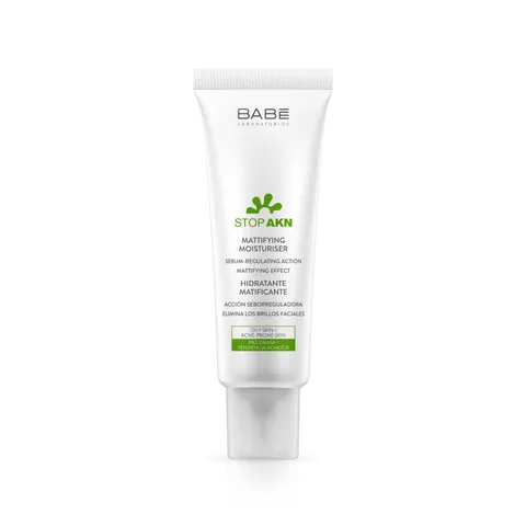 Kem Dưỡng Babe Stop AKN Mattifying Moisturiser 50ml - Hỗ Trợ Giảm Mụn, Kiểm Soát Dầu Nhờn Cho Da Khỏe Mạnh