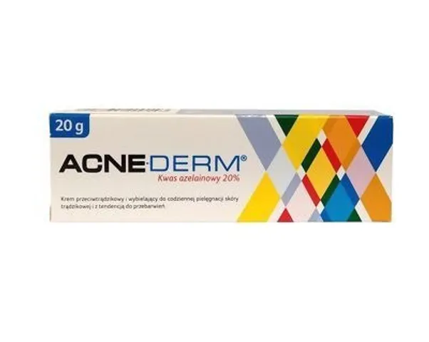 Kem Trị Mụn Mờ Thâm Acne-Derm Kwas Azelainowy 20g - Giải Pháp Hiệu Quả Hỗ Trợ Da Mụn và Dưỡng Da Thông Minh