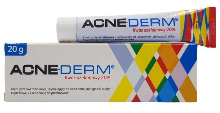 Kem Trị Mụn Mờ Thâm Acne-Derm Kwas Azelainowy 20g - Giải Pháp Hiệu Quả Hỗ Trợ Da Mụn và Dưỡng Da Thông Minh