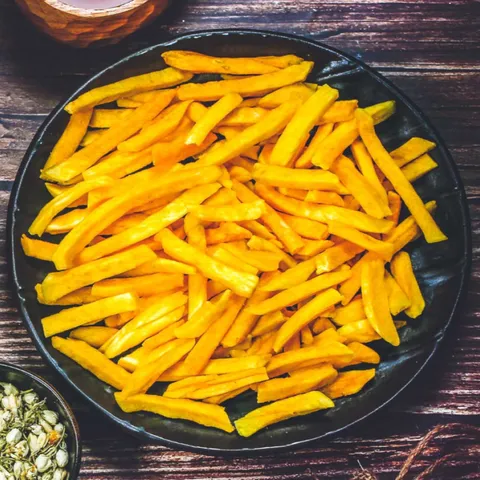 Khoai Lang Vàng Sấy Giòn L'angfarm Mẫu Mawashi - Snack Đậm Vị, Nguyên Liệu Thiên Nhiên, Đóng Gói Đẹp Mắt 350g