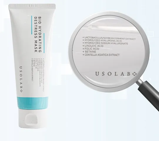 Mặt Nạ Ngủ Usolab Bio Hydrating Destress Mask 50g - Hỗ Trợ Phục Hồi Da Căng Bóng, Cấp Nước Chuyên Sâu