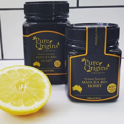 Mật Ong Manuka MGO 400+ Pure Origins - Kháng Khuẩn Tự Nhiên, Hỗ Trợ Sức Khỏe và Làm Đẹp, Hộp 250g hoặc 500g