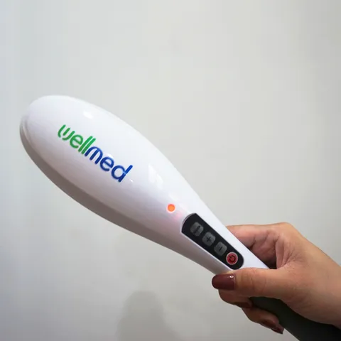 Máy Massage Cầm Tay Wellmed HY-5612 - Thiết Bị Massage 5 Chế Độ Với 4 Đầu Massage Chuyên Dụng, Giải Tỏa Căng Thẳng Từ Đầu Đến Chân