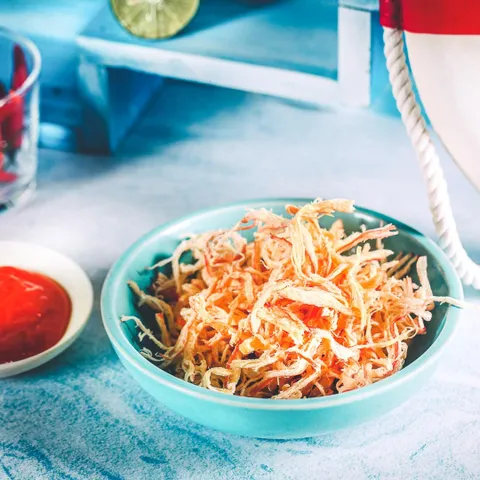 Mực Hấp Xé Sợi Ăn Liền Yumsea L'angfarm Mawashi 260g - Thức Ăn Vặt Ngon, Đậm Đà Hương Vị, Thích Hợp Cho Bữa Nhậu, Tiệc Tùng