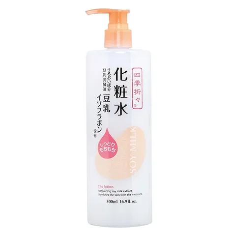 Nước Dưỡng Da Tinh Chất Đậu Nành Shikioriori Soy Milk Lotion 500ml - Cân Bằng Da, Cấp Ẩm, Dưỡng Da Sáng Mịn, Phục Hồi Da Khô Ráp