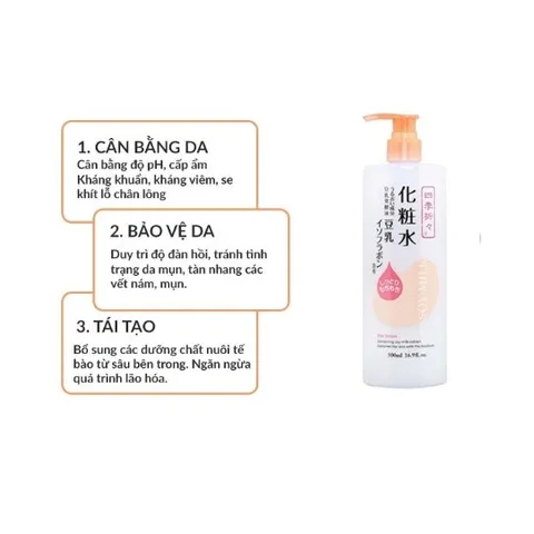 Nước Dưỡng Da Tinh Chất Đậu Nành Shikioriori Soy Milk Lotion 500ml - Cân Bằng Da, Cấp Ẩm, Dưỡng Da Sáng Mịn, Phục Hồi Da Khô Ráp