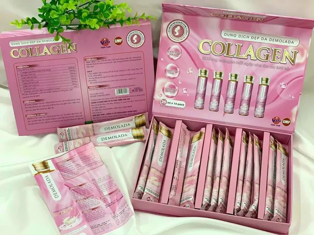 Nước Uống Làm Đẹp Da Demolada Collagen 5000mg - Collagen Dạng Nước Hỗ Trợ Giảm Nám, Nếp Nhăn, Sạm Da, Tươi Trẻ Da