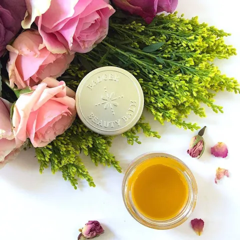 Sáp Dưỡng Ẩm Hoa Hồng Hữu Cơ Badger Rose Damascus Beauty Balm - Giải Pháp Dưỡng Ẩm Cho Da Khô, Kết Cấu Nhẹ Nhàng, 100% Thành Phần Tự Nhiên