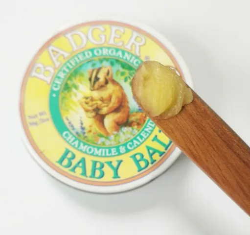 Sáp Dưỡng Da Em Bé Hữu Cơ Badger Baby Balm 56g - Giàu Dưỡng Chất, An Toàn, Ngừa Hăm Tã, Dưỡng Ẩm Cho Da Mịn Màng, Thân Thiện Với Da Bé
