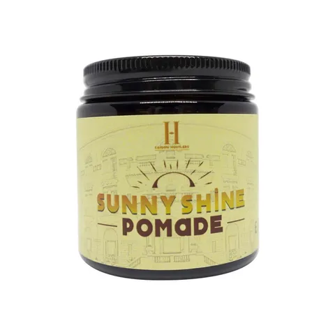 Sáp Vuốt Tóc Saigon Hustlers Pomade Sunny Shine - Giữ Nếp Nhẹ, Bóng Cao, Dưỡng Tóc Mềm Mượt Với Hương Citrus Tươi Mát 100g