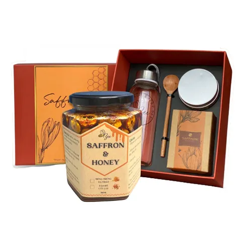 Set Saffron 1g và Táo Tàu Ngâm Mật Ong Bee Beauty - Tăng Cường Sức Khỏe, Cải Thiện Giấc Ngủ và Tốt Cho Dạ Dày