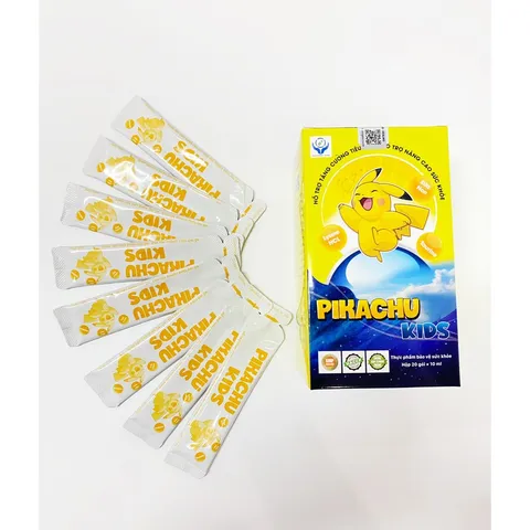 Siro Pikachu Kids Hỗ Trợ Bé Ăn Ngon - Vitamin Tổng Hợp Tăng Cường Đề Kháng và Tiêu Hóa Cho Trẻ Em